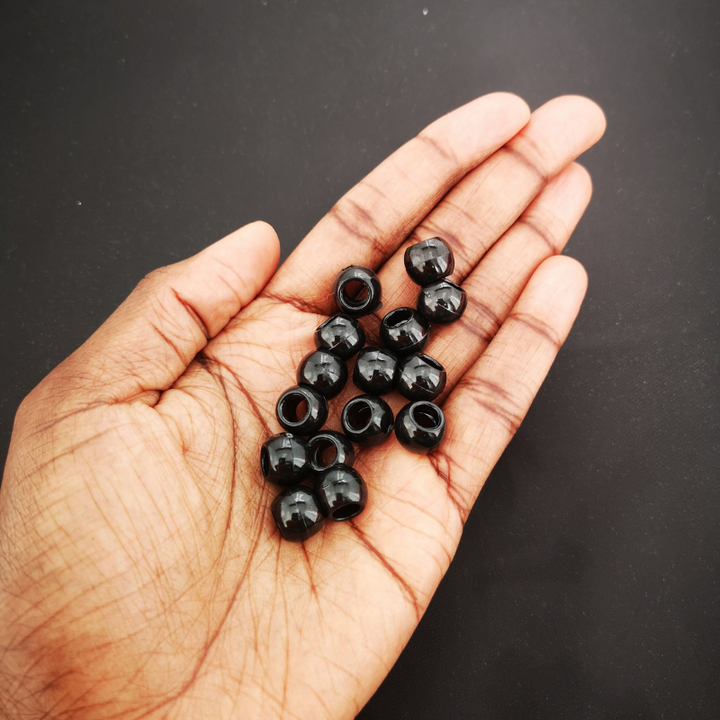 Haar/Braid Perlen Black